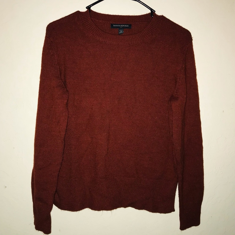 Red brown Knit Sweater